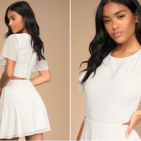 LULU's Bachelorette Engagement Bridal Shower Classy Sexy Mini Dress - Picture 3 of 3